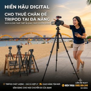 Cho thuê chân đế tripod điện thoại, máy ảnh