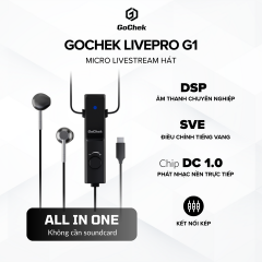 Micro thu âm hát livestream Gochek livepro G1