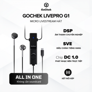 Micro thu âm hát livestream Gochek livepro G1